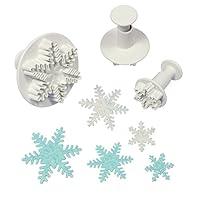 Algopix Similar Product 2 - PME Plunger Cutters, Snowflake, 3-Pack
