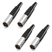 Algopix Similar Product 16 - XMSJSIY 4Pin Mini XLR Connector TA4F