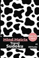 Algopix Similar Product 11 - Mind Matrix Travel Sudoku Cow Print