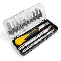 Algopix Similar Product 3 - OfficeTree Craft Knife Set 16 Parts 