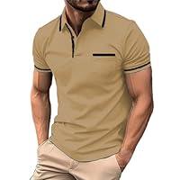 Algopix Similar Product 17 - Shirts for Men Summer Short Sleeve Polo