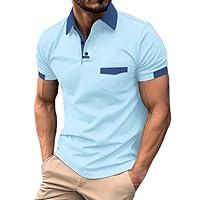 Algopix Similar Product 17 - Shirts for Men Summer Short Sleeve Polo