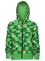 Algopix Similar Product 6 - JINX Minecraft Big Boys Creeper ZipUp