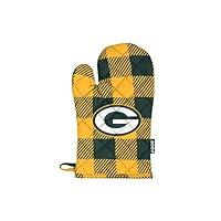 Algopix Similar Product 9 - FOCO Green Bay Packers NFL Plaid Oven