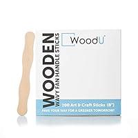 Algopix Similar Product 16 - WoodU 8 Inch Craft Supplies for