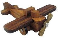 Algopix Similar Product 12 - Wooden Airplane  3D Wood Model