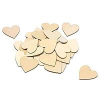 Algopix Similar Product 16 - 2Inch Wood Heart 100pcs Blank