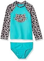 Algopix Similar Product 2 - Spotted Zebra Girls Tankini Rashguard
