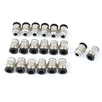 Algopix Similar Product 11 - uxcell 20 Pcs 14PT Male Thread to 8mm