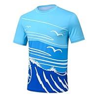 Algopix Similar Product 14 - Satankud Mens UPF50 Rash Guard Swim