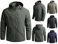 Algopix Similar Product 16 - Mens Waterproof Rain Jacket Lightweight