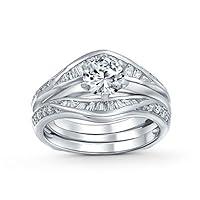 Algopix Similar Product 9 - 15CT Baguette Enhancer Guard Inset
