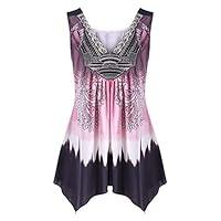 Algopix Similar Product 15 - HengshikejiWomen Loose Sleeveless
