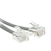 Algopix Similar Product 1 - 7 feet Telephone Cord for Voice VoIP