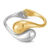 Algopix Similar Product 15 - ENSKEFEN Two Tone Teardrop Cuff