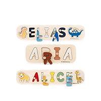 Algopix Similar Product 6 - Baby Personalized Wood Name Puzzle With
