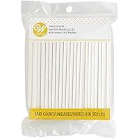 Algopix Similar Product 4 - Wilton 4Inch White Lollipop Sticks