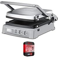 Algopix Similar Product 13 - Cuisinart Griddler Deluxe Brushed