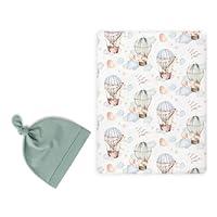 Algopix Similar Product 17 - 2Pcs Baby Kickproof Quilts and Hat Set