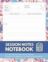 Algopix Similar Product 20 - Session Notes Notebook For Therapist