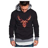 Algopix Similar Product 1 - Alalaso Mens Christmas Hoodies Fashion