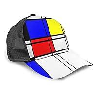 Algopix Similar Product 13 - HDDCOMG Unisex Mondrian Style
