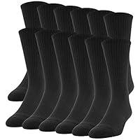 Algopix Similar Product 19 - Gildan mens Performance Crew Socks 12