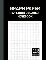 Algopix Similar Product 20 - Graph Paper 316 Inch Squares Notebook