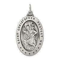 Algopix Similar Product 18 - 925 Sterling Silver St Christopher