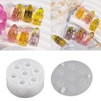 Algopix Similar Product 7 - 7 Cavities Dice Mold Dice Candle Mold