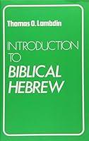 Algopix Similar Product 3 - Introduction to Biblical Hebrew