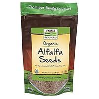 Algopix Similar Product 11 - NOW Foods Organic Alfalfa Seeds For