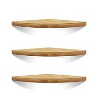 Algopix Similar Product 1 - XiaZ Corner Shelves Set of 3 Wall Mount