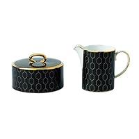 Algopix Similar Product 2 - Wedgwood Arris Accent Cream and Sugar