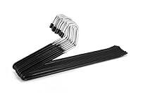 Algopix Similar Product 18 - Jeronic Pant Hangers 20 Pack Steel