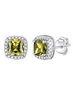 Algopix Similar Product 8 - Bestyle Peridot CZ Stud