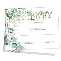 Algopix Similar Product 11 - 25 PCS Baby Dedication Certificates