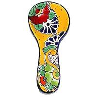 Algopix Similar Product 2 - Talavera Spoon Rest Mexican Pottery