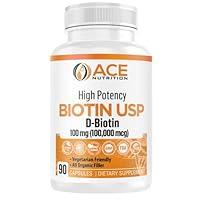 Algopix Similar Product 4 - Ace Nutrition High Potency Biotin USP