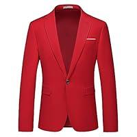 Algopix Similar Product 3 - Mens Suit Blazer Jacket Slim Fit