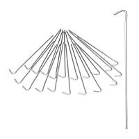 Algopix Similar Product 13 - Relaxdays Set of 20 Steel Pegs Camping