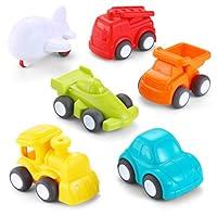 Algopix Similar Product 15 - JOYIN 6 Pack Toddler Car Toys Push Go