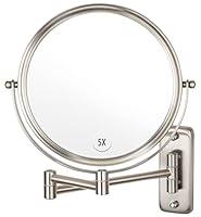 Algopix Similar Product 17 - ALHAKIN Wall Mounted Makeup Mirror