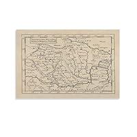 Algopix Similar Product 14 - WEKHGA Old Map of Transylvania Romania