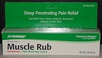 Algopix Similar Product 12 - Perrigo Muscle Rub Cream 3oz Large Tube