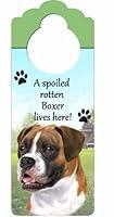 Algopix Similar Product 7 - Boxer Uncropped Wood Sign A Spoiled