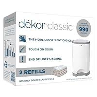 Algopix Similar Product 1 - Diaper Dekor Classic Diaper Pail