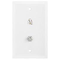 Algopix Similar Product 5 - Cmple  Combo PhoneVideo Jack Plate