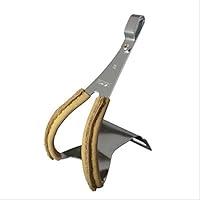 Algopix Similar Product 20 - MKS Toe Clips with Leather Chrome