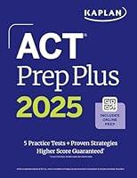 Algopix Similar Product 15 - ACT Prep Plus 2025 Study Guide